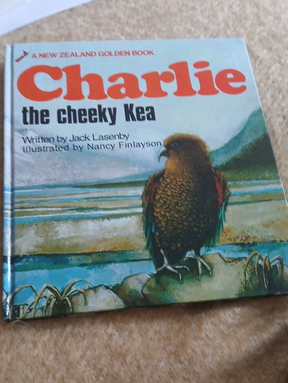 Charlie the Cheeky Kea Children's Book - Illustrated Edition (Green/Brown)